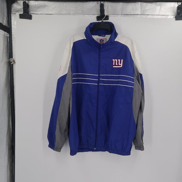 NFL New York Giants Full Zip Windbreaker Style Jacket Size XXL - Picture 5 of 8